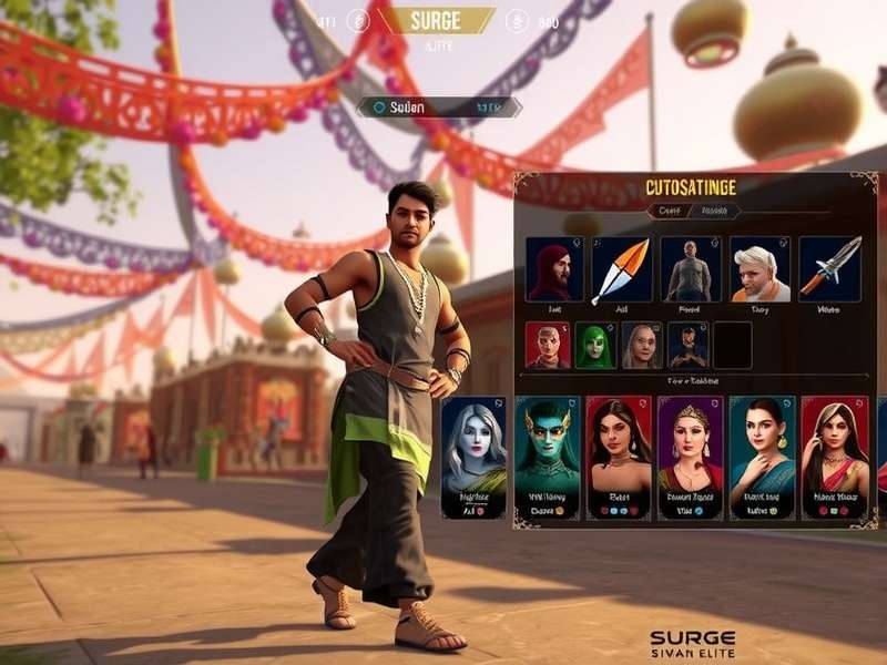 Surge Siwan Elite character customization options